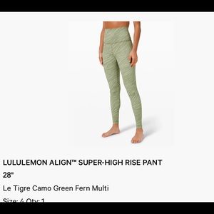 NWT align SHR 28” sz 4